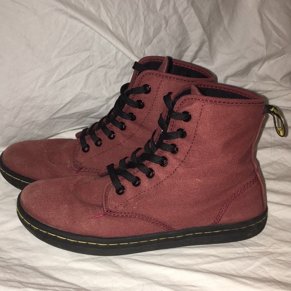 dr martens canvas high tops